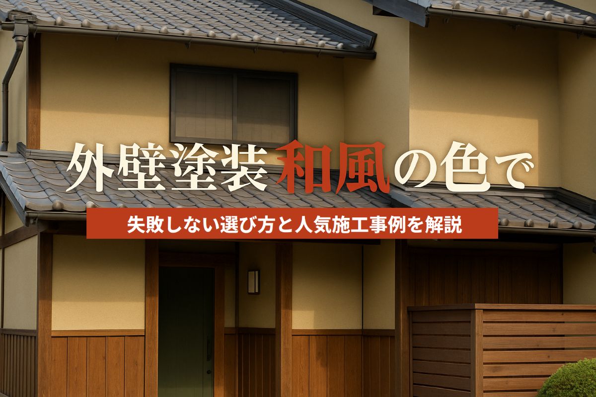 12外壁塗装 和風 色