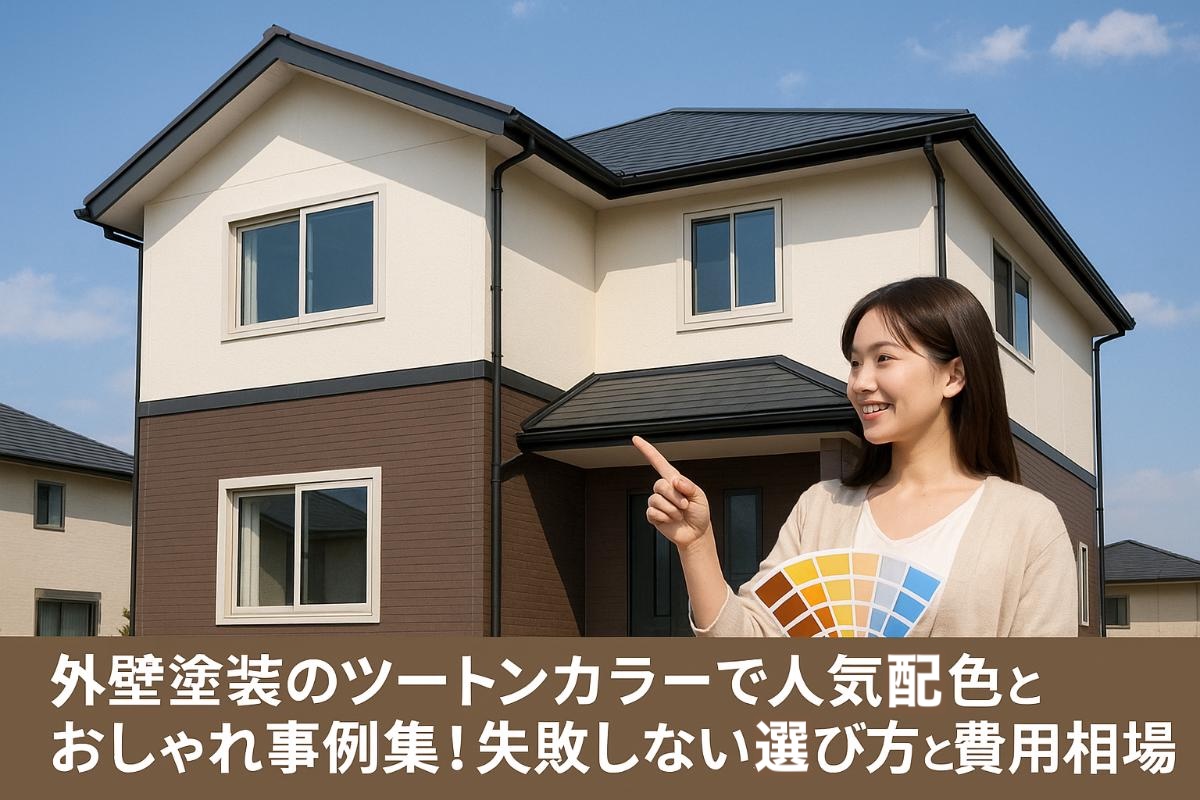 18 外壁塗装 ツートンカラー