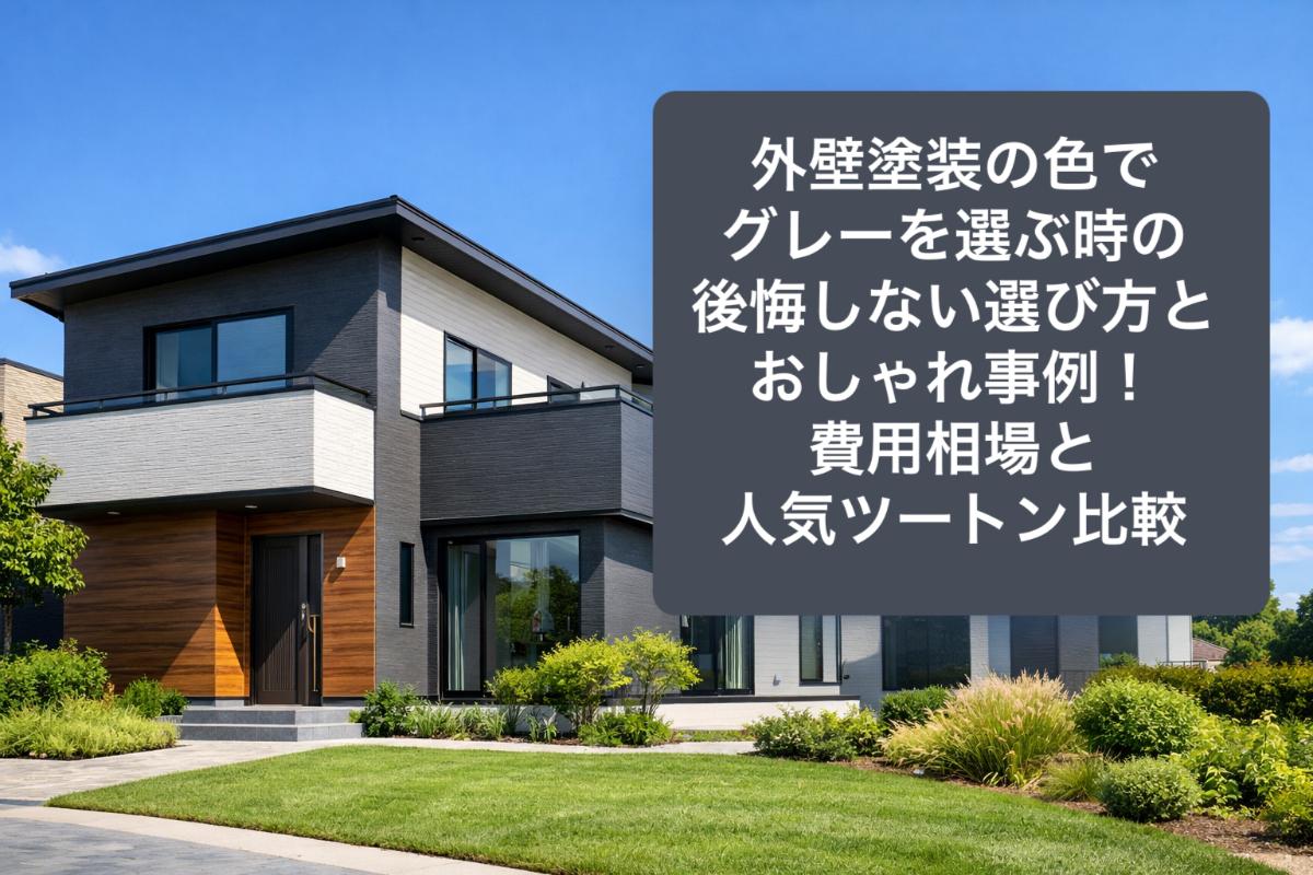 06 外壁塗装 色 グレー